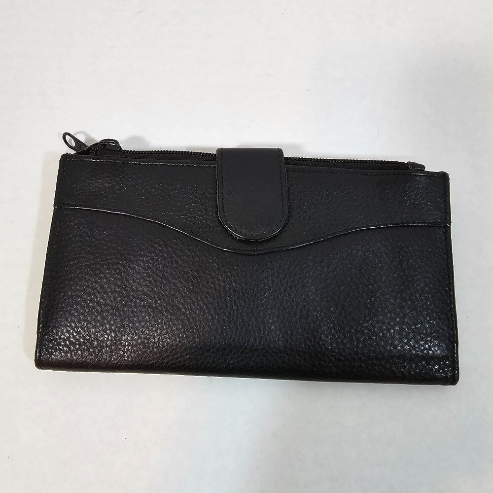 Buxton, Black, Leather, Wallet